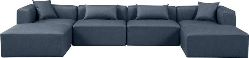 Cube - 6 Piece Modular Double Chaise Sectional