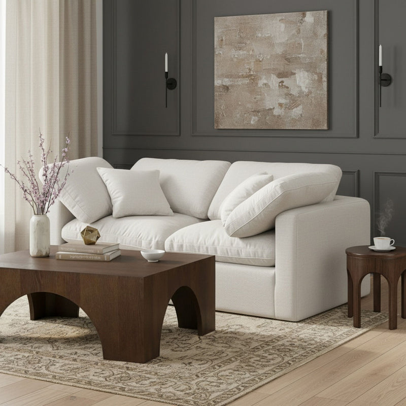 Indulge - Linen 2 Seat Modular Sofa