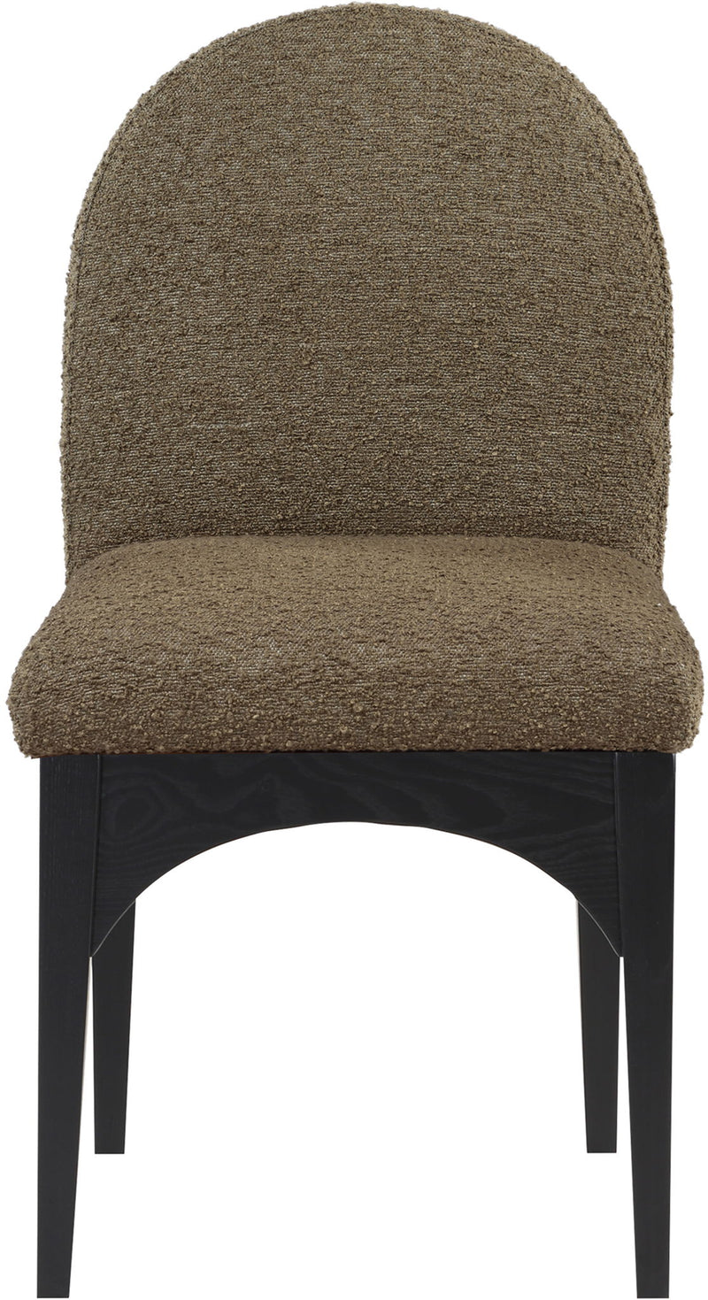 Waldorf - Boucle Dining Side Chair With Black Legs
