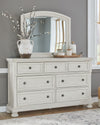 Robbinsdale - Dresser, Mirror - Antique White