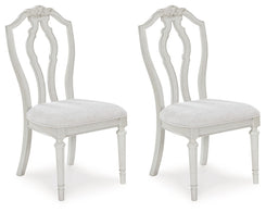 Montelaine - Antique White - Dining Upholstered Side Chair (Set of 2)