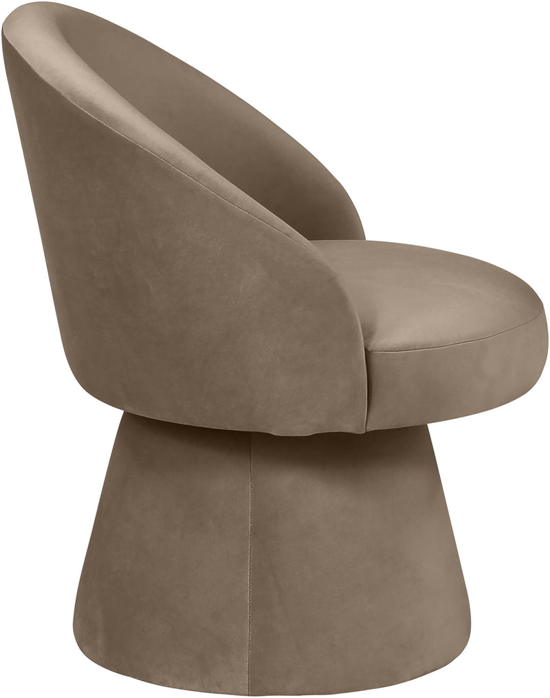 Selene - Upholstered Swivel Dining Chair