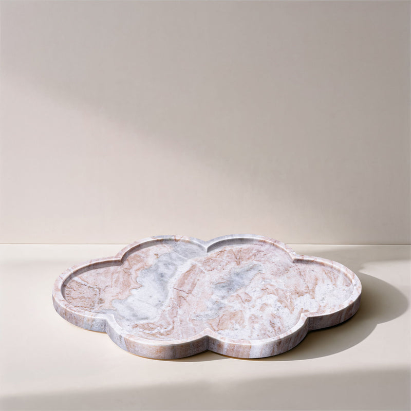 Rimini - Marble Clover Shaped Tray