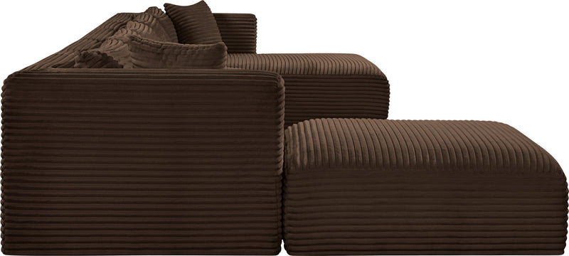 Shaggy - 6 Piece Modular Sectional With Chaise And Ottoman