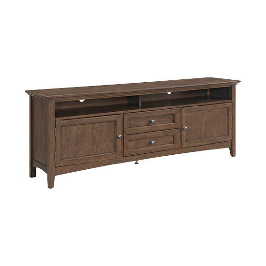 McKenzie - 74'' W Sound Bar Media Console - Java