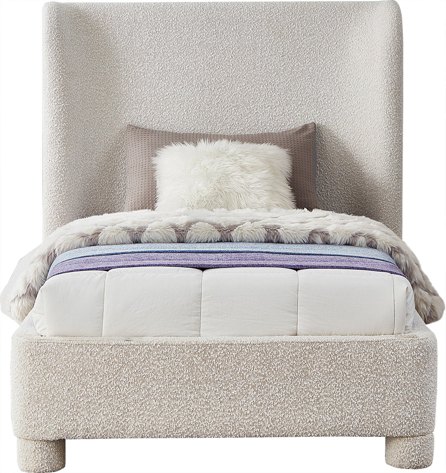 Penny - Boucle Fabric Bed