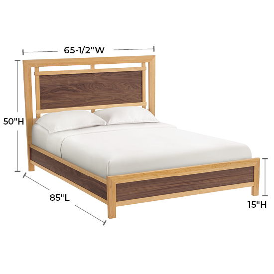 Addison - Queen Panel Bed - Natural