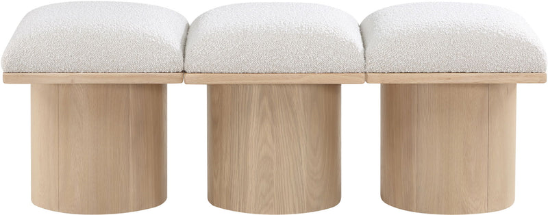 Pavilion - 3 Piece Modular Bench With Natural Base