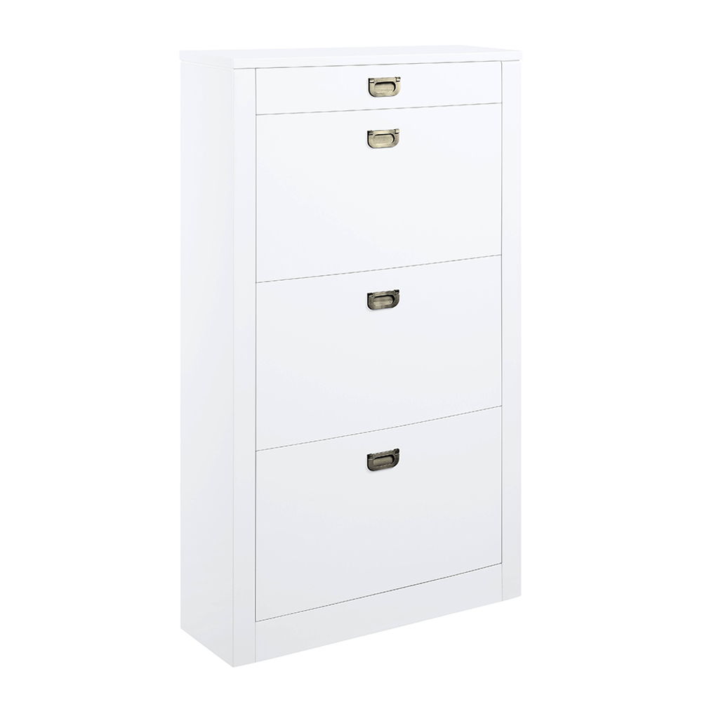 Pagan - Shoe Cabinet - White High Gloss