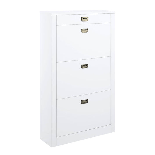 Pagan - Shoe Cabinet - White High Gloss