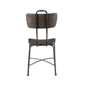 Garron - Side Chair (Set of 2) - Walnut & Black