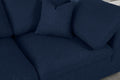 Serene - Cloud 5 Piece Modular Sectional - Navy