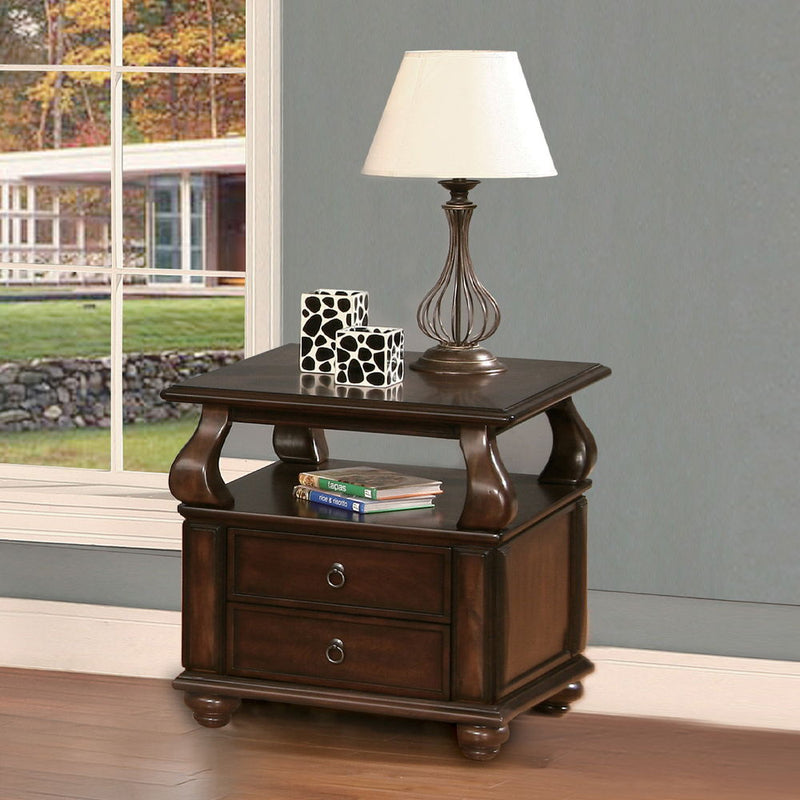 Amado - End Table - Walnut
