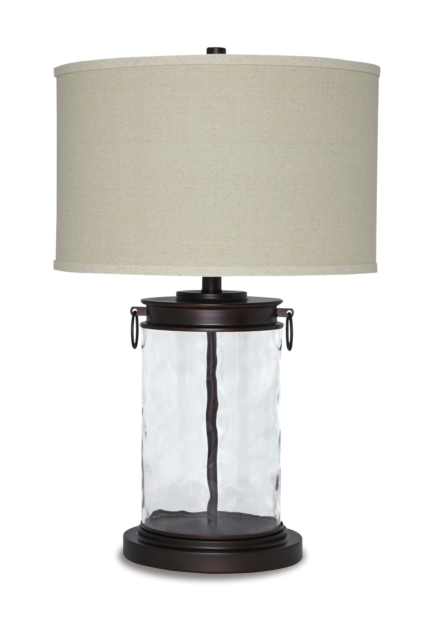 Tailynn - Clear / Bronze Finish - Glass Table Lamp