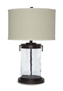 Tailynn - Clear / Bronze Finish - Glass Table Lamp