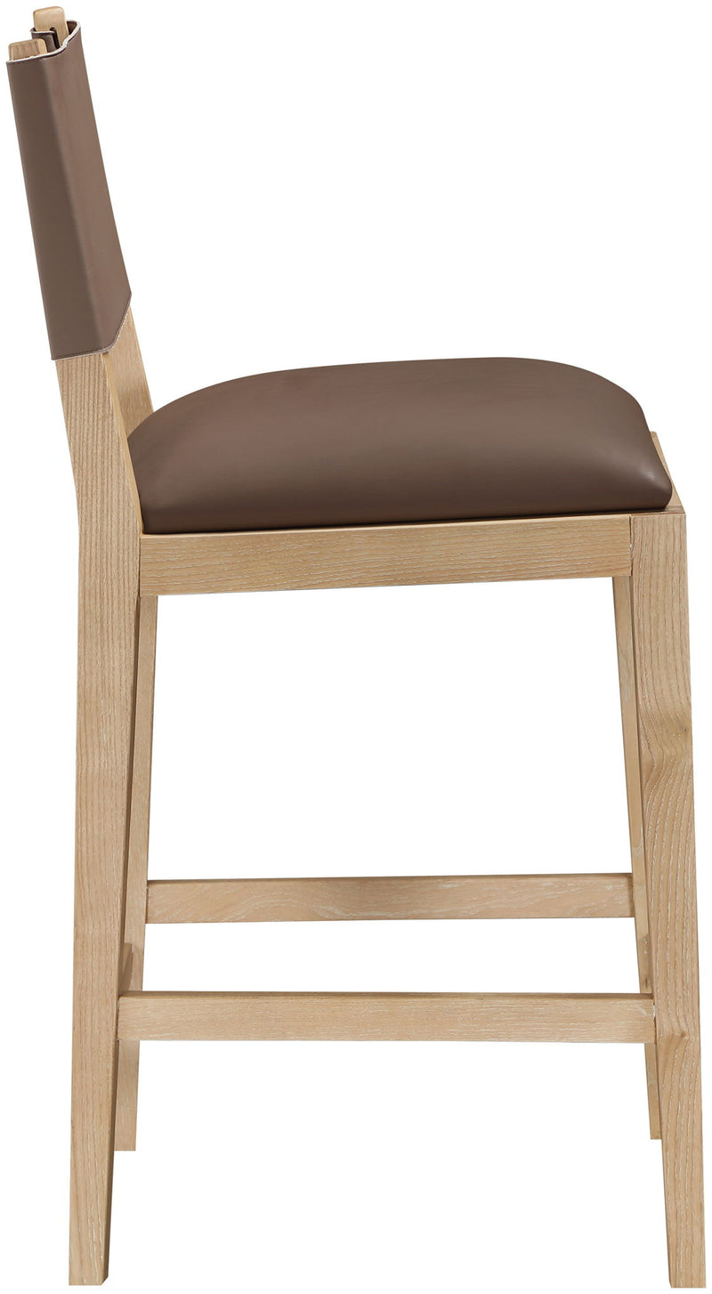 Avon - Vegan Leather Counter Stool