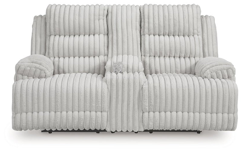 Rhines Falls Power Reclining Loveseat with Console