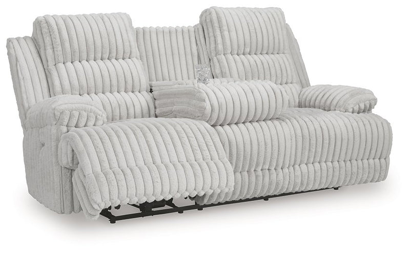 Rhines Falls Power Reclining Sofa with Drop Down Table