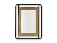 Beelman - Black / Brown - Accent Mirror