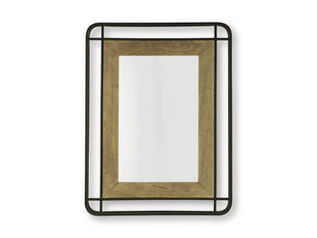 Beelman - Black / Brown - Accent Mirror