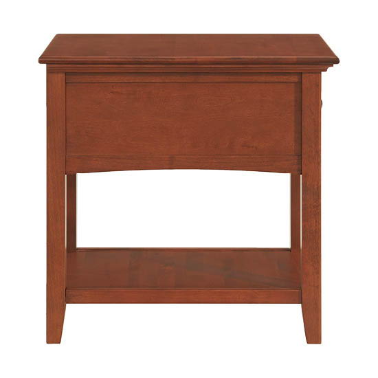 McKenzie - Chair Side Table - Glazed Antique Cherry