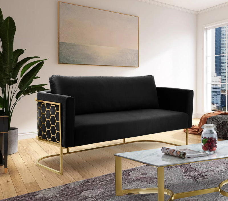Casa - Sofa with Gold Legs