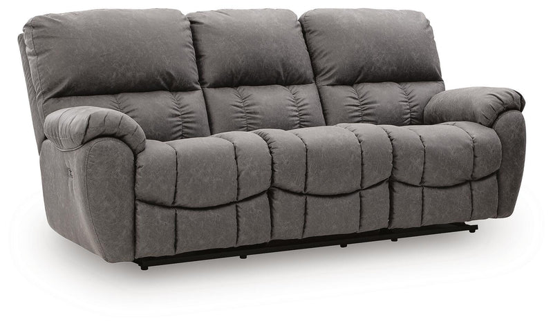 Bakerstein - Power Recline Sofa With Adjustable Headrest - Galaxy