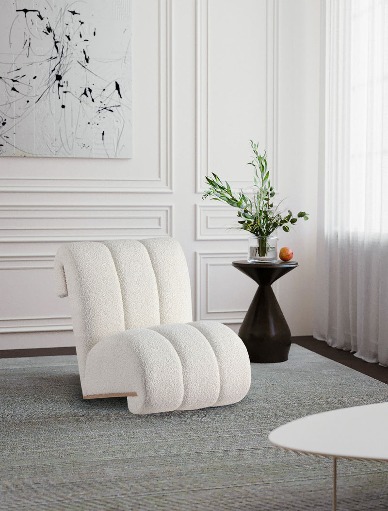 Swoon - Accent Chair With Natural Base