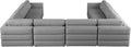 Beckham - Modular Sectional 8 Piece - Gray