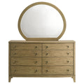 Granada - 8-Drawer Dresser And Mirror - Natural Pine