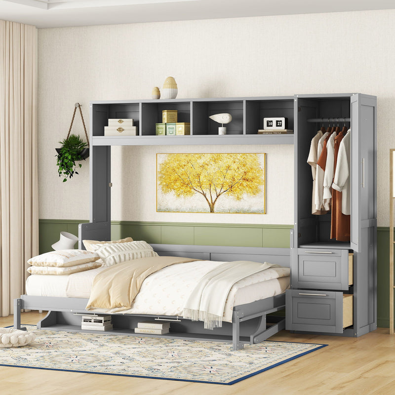 Murphy Wall Bed With Closet And Drawers