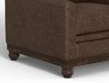 Pueblo Gray - Loveseat - Brown