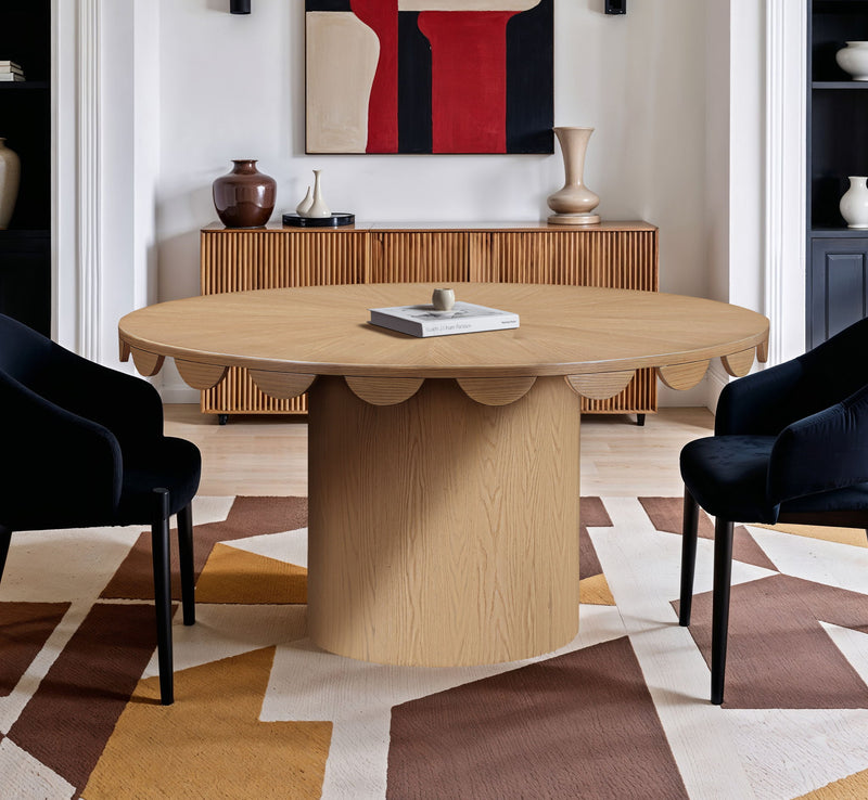 Dahlia - Oak Veneer Dining Table