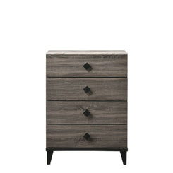 Avantika - Chest - Faux Marble & Rustic Gray Oak