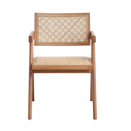 Velentina - Arm Chair (Set of 2) - Rattan & Natural