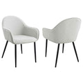 Emma - Fabric Upholstered Dining Arm Chair (Set of 2)