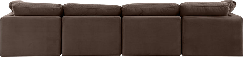 Indulge - Velvet 4 Seat Modular Sofa
