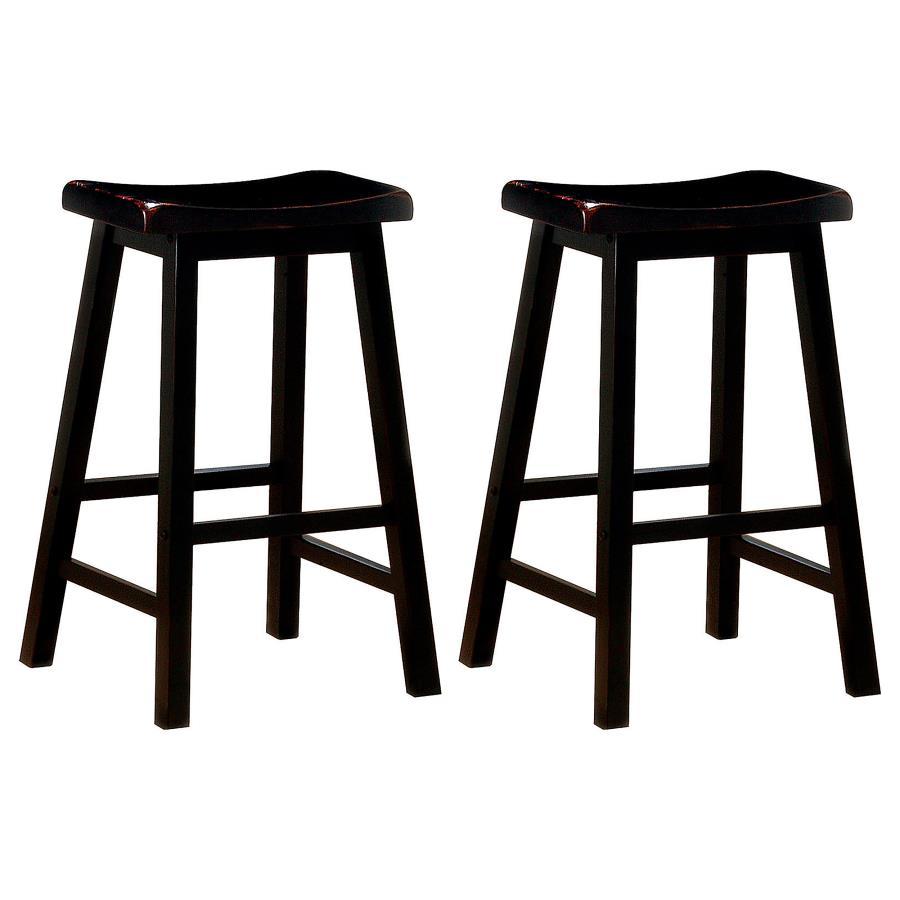 Durant - Wood Backless Bar Stool (Set of 2)