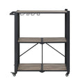 Zudora - Folding Serving Cart - Black