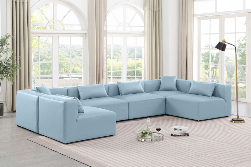 Cube - 6 Piece Modular Armless Sectional