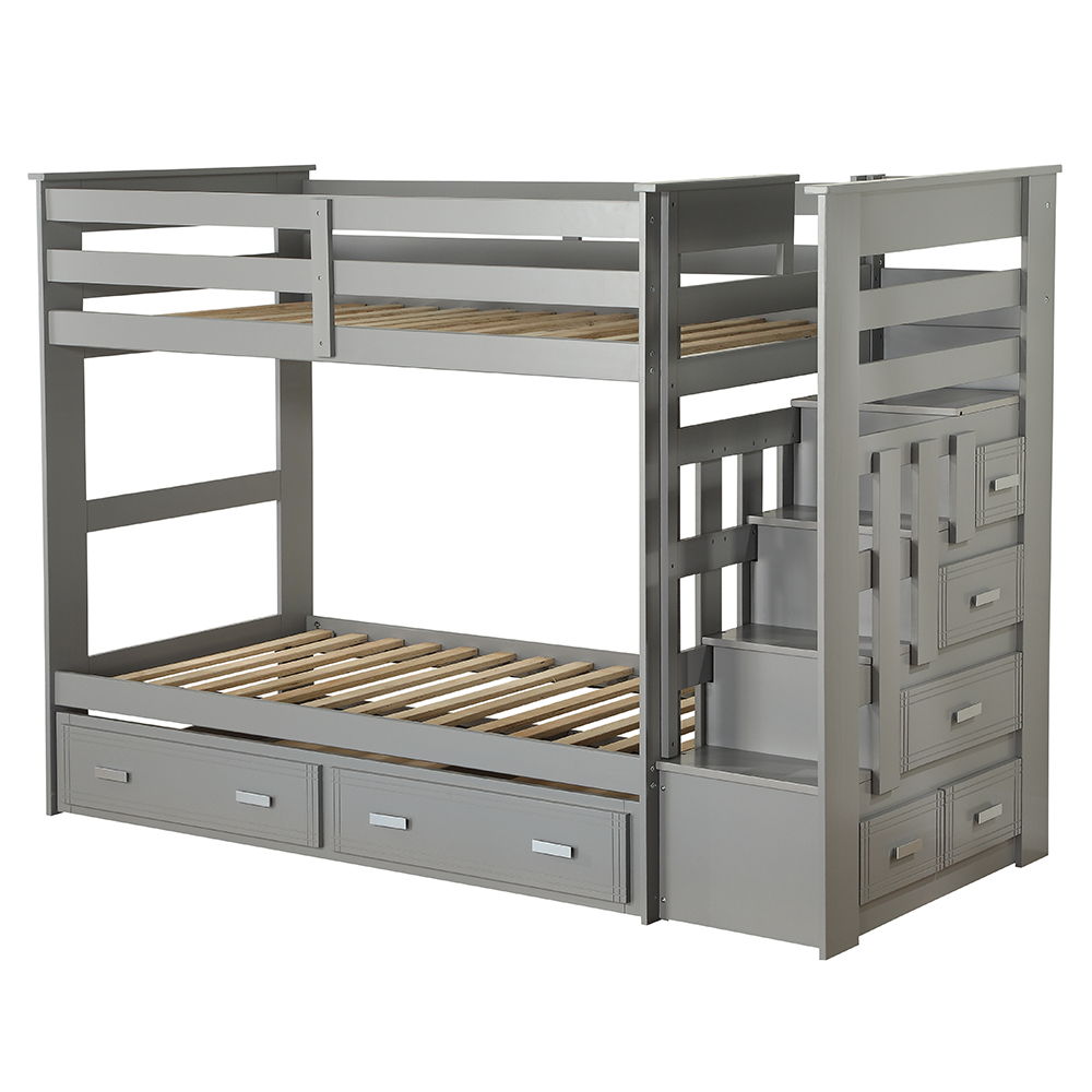 Allentown - Bunk Bed w/Storage Ladder & Trundle