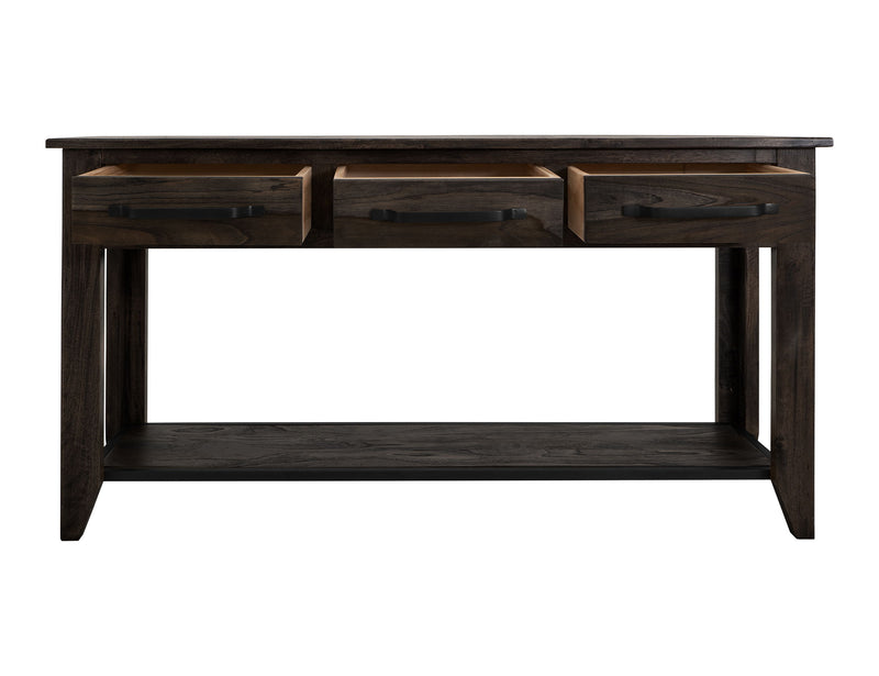 Teak - Sofa Table - Oil Black