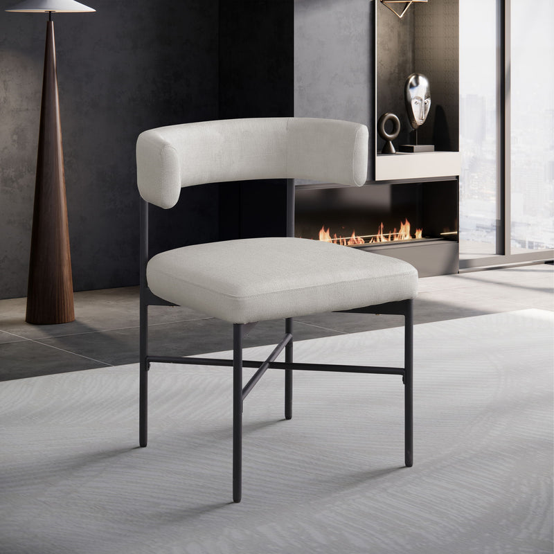 Rivage - Durable Dining Chair With Black Frame (Set of 2)