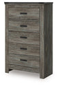 Frandern - Five Drawer Chest - Gray
