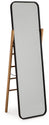 Bronick - Black / Brown - Floor Mirror