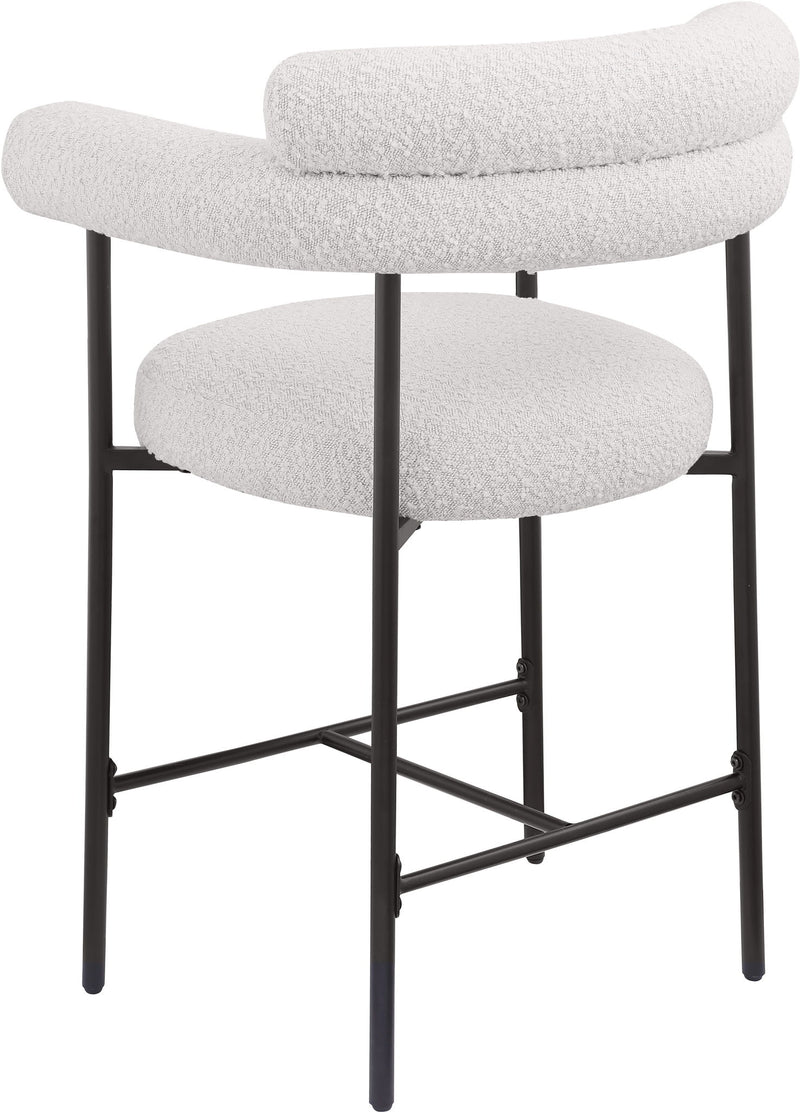 Blake - Counter Stool With Black Base (Set of 2)