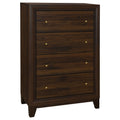 Welsley - 4-Drawer Chest Of Drawers - Walnut