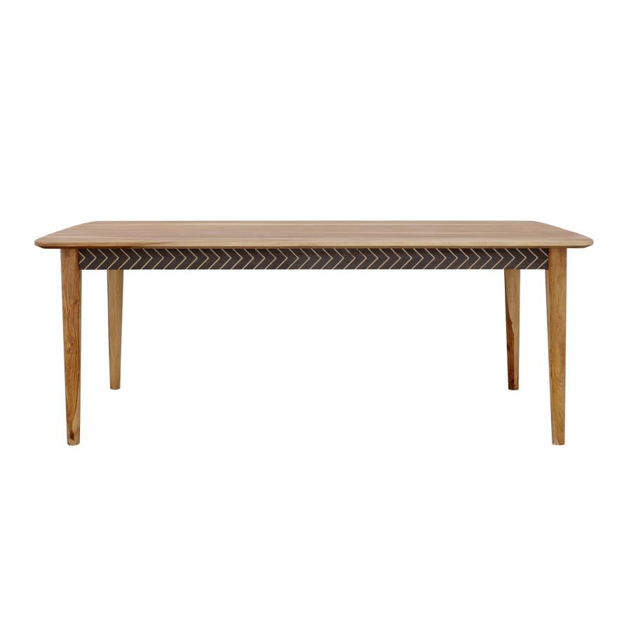 Partridge - Rectangular Dining Table - Natural Sheesham