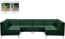 Alina - Modular Sectional 6 Piece - Green - Fabric