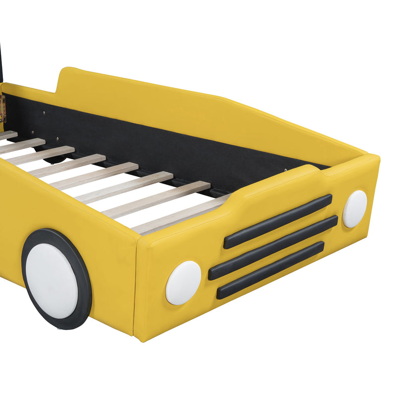 High Quality Race Car Shaped Platform Bed & Wheels
